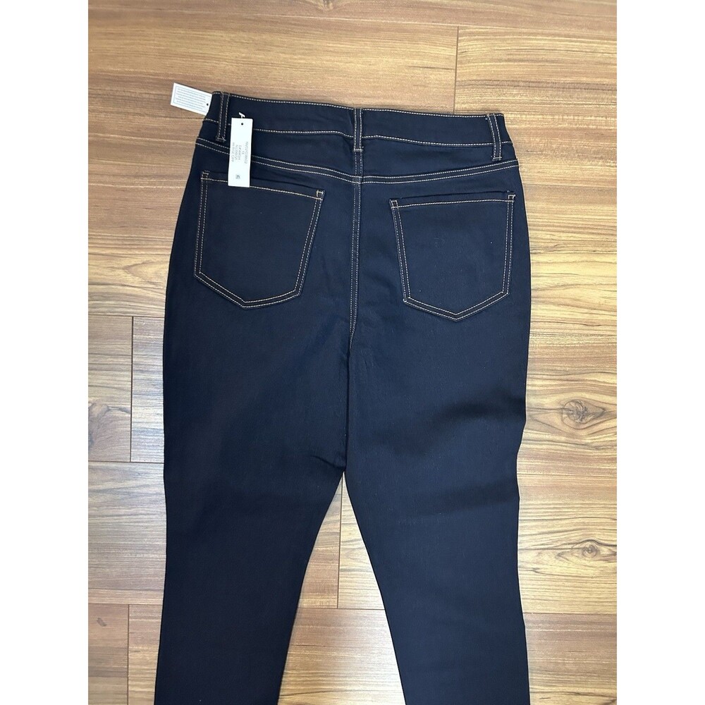 NOBO High Rise Skinny Jeans Size 13 NWT Dark Wash Stretch Denim Slim Y2K - Picture 7 of 9